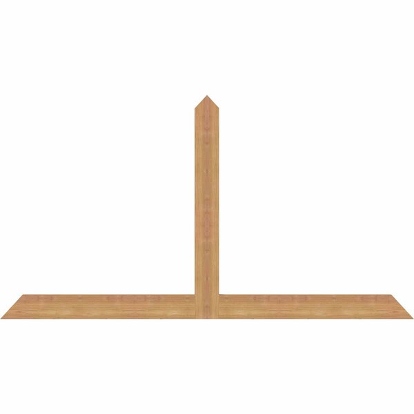 Ekena Millwork Portland Timber Gable Bracket, Western Red Cedar, 60"W x 32"H x 1 1/2"D x 3 1/2"F, 13/12 Pitch GBW060X32X0204POR00SWR - main